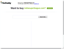 Tablet Screenshot of indiasuperleague.com